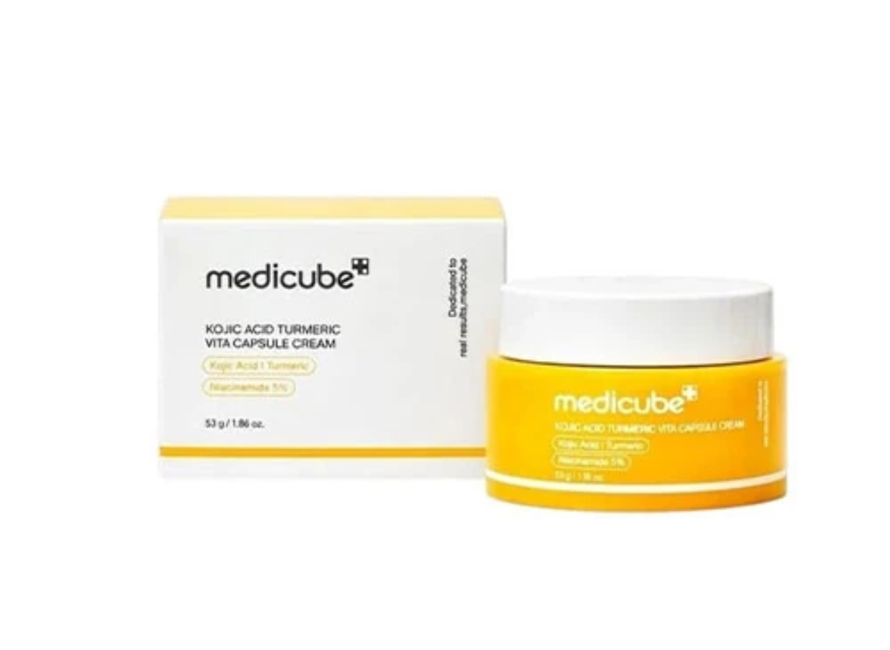 کرم کپسولی روشن کننده و ضد لک کوجیک اسید مدی کیوب Medicube وزن 53 گرم