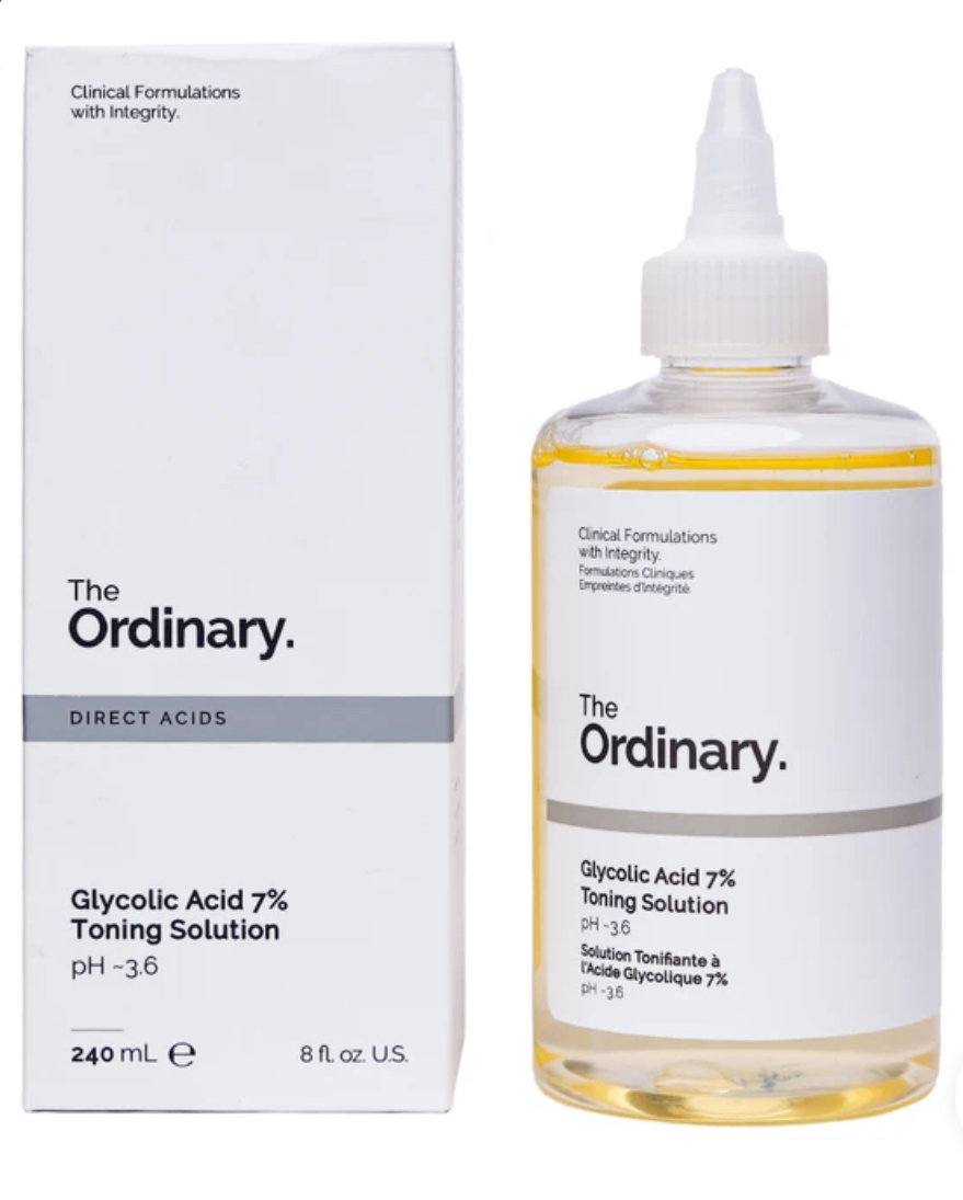 نام محصول	تونر گلایکولیک اسید 7% اوردینری (Exfoliating Solution)