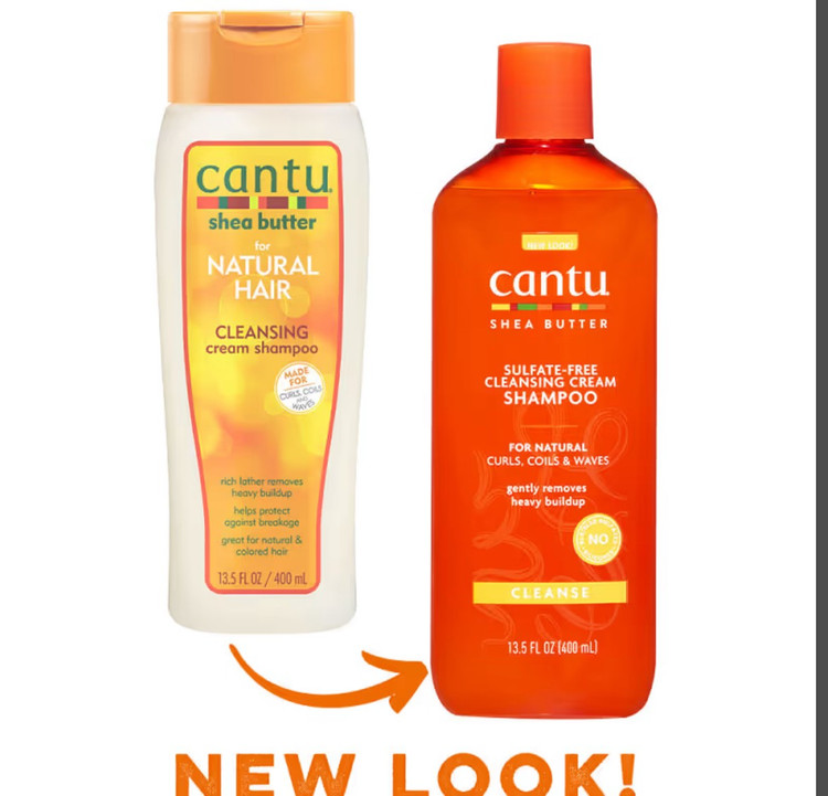 شامپو شی باتر موهای فر و مجعد کانتو | Cantu Sulfate-Free Cleansing Cream Shampoo