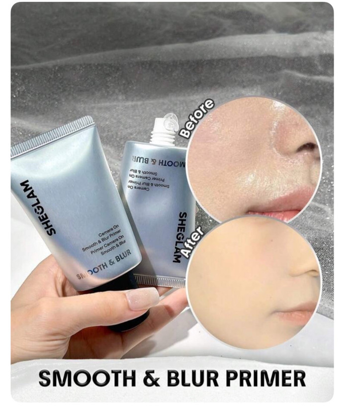 پرایمر ماتکننده و ضد منافذ شیگلم مدل Smooth & Blur وزن 30 گرم