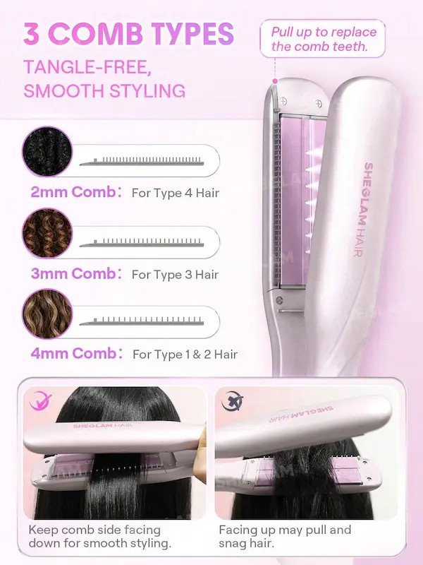 اتو مو بخار شیگلم SHEGLAM Hydra Shot Steam Iron Pro